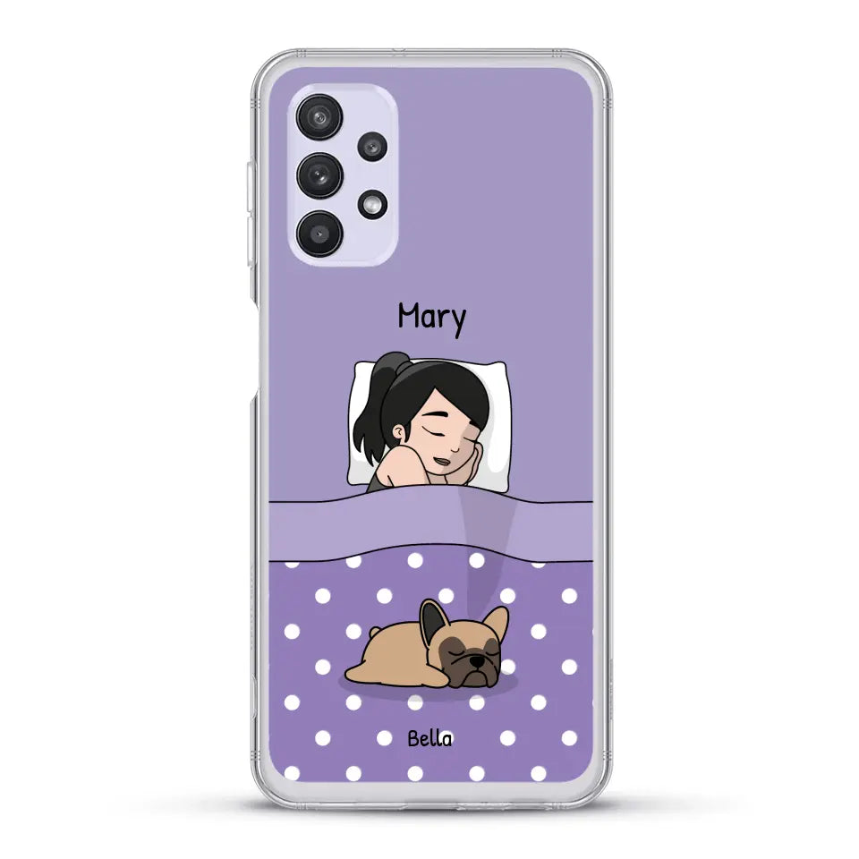 Cuddle time with pets Single - Personalized Phone Case