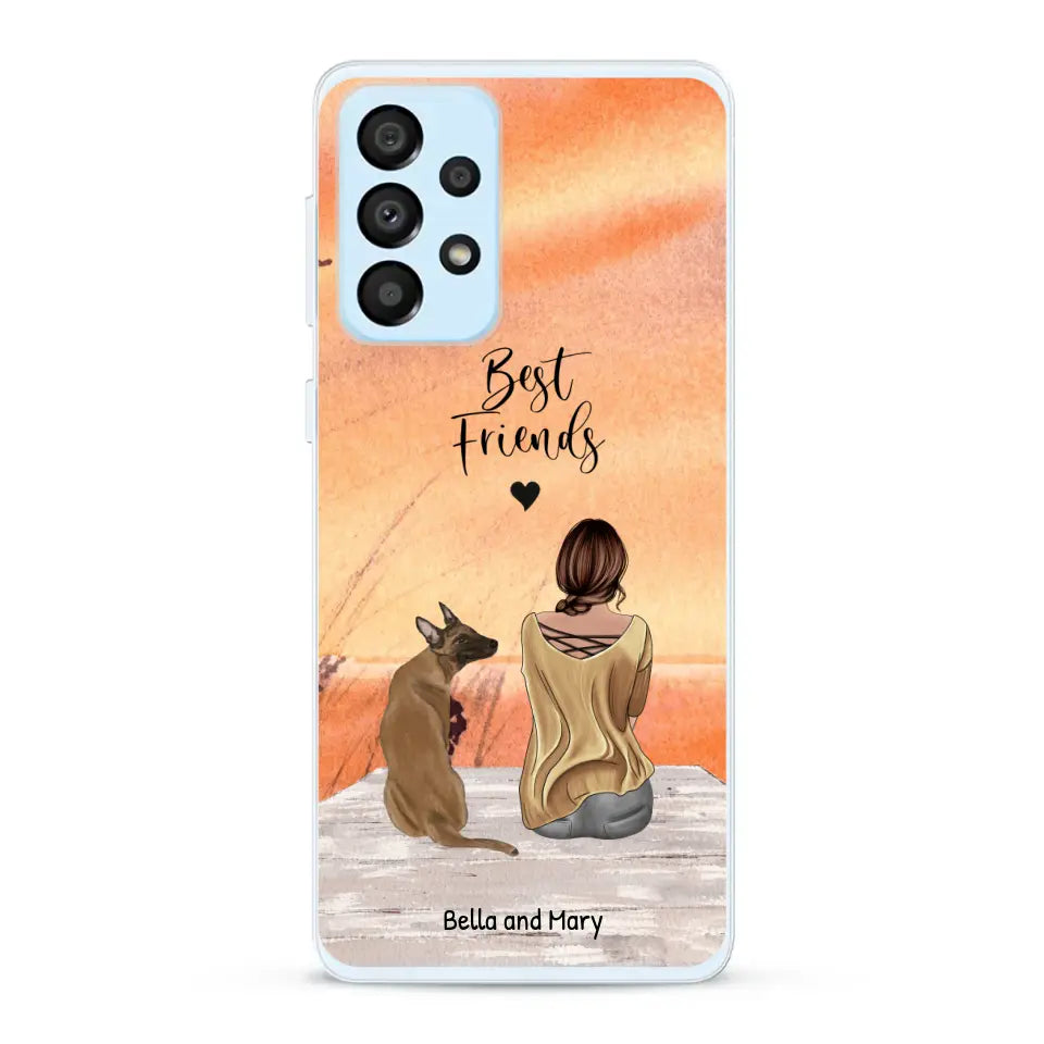 Together with my pet - Personalized Phone Case