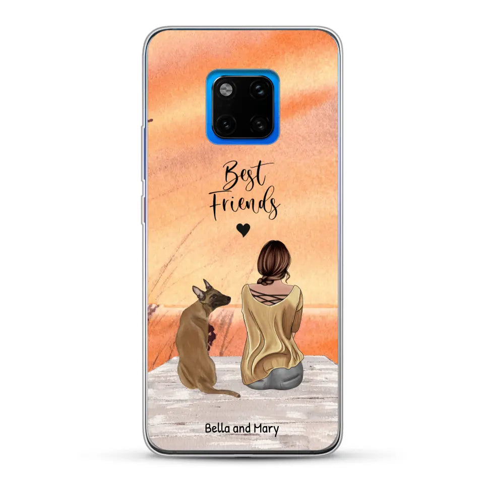 Together with my pet - Personalized Phone Case