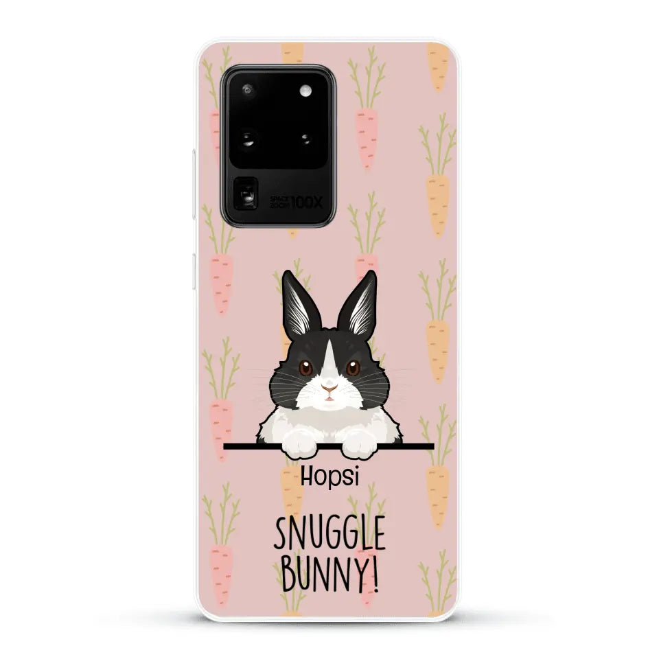 Snuggle bunny - Personalized Phone Case