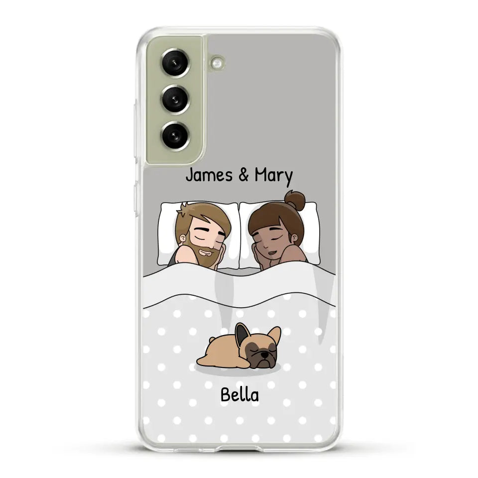 Cuddles with pets - Personalized Phone Case