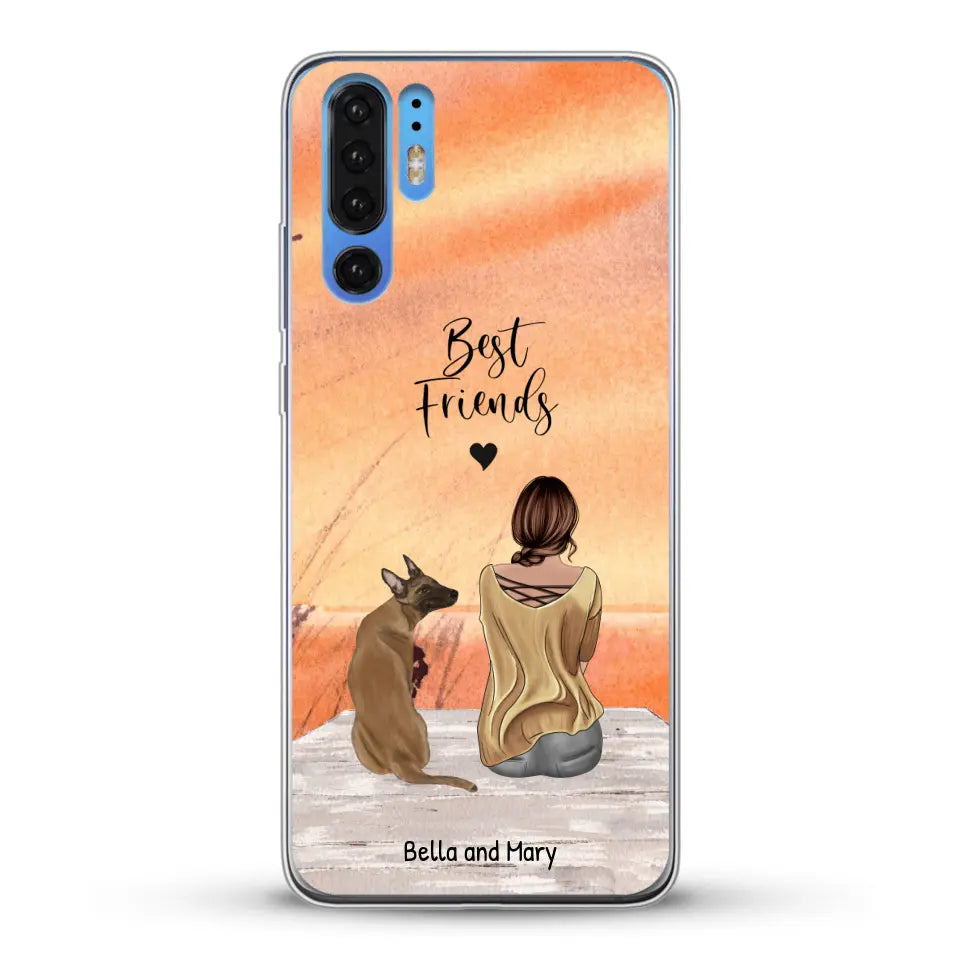 Together with my pet - Personalized Phone Case