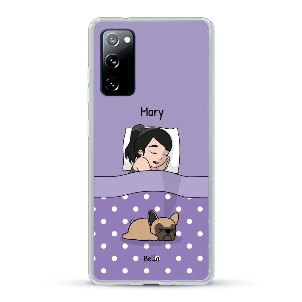 Cuddle time with pets Single - Personalized Phone Case