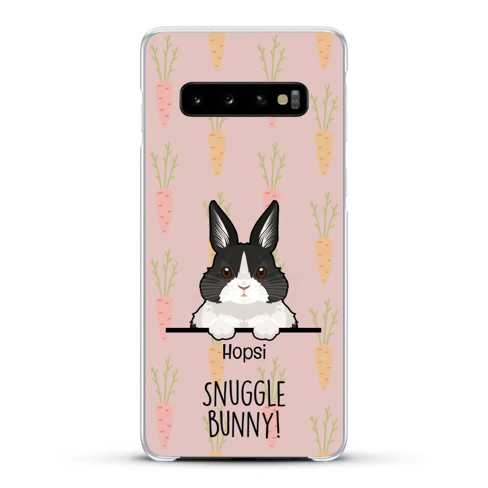 Snuggle bunny - Personalized Phone Case