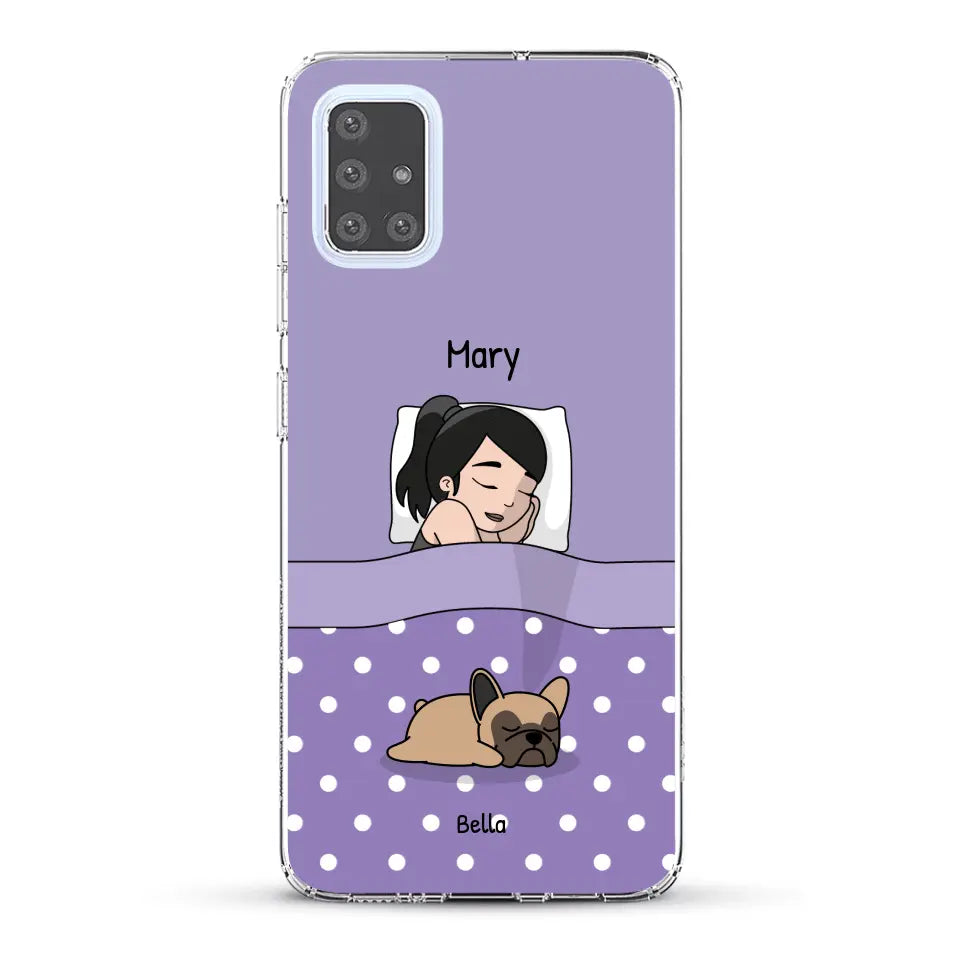 Cuddle time with pets Single - Personalized Phone Case