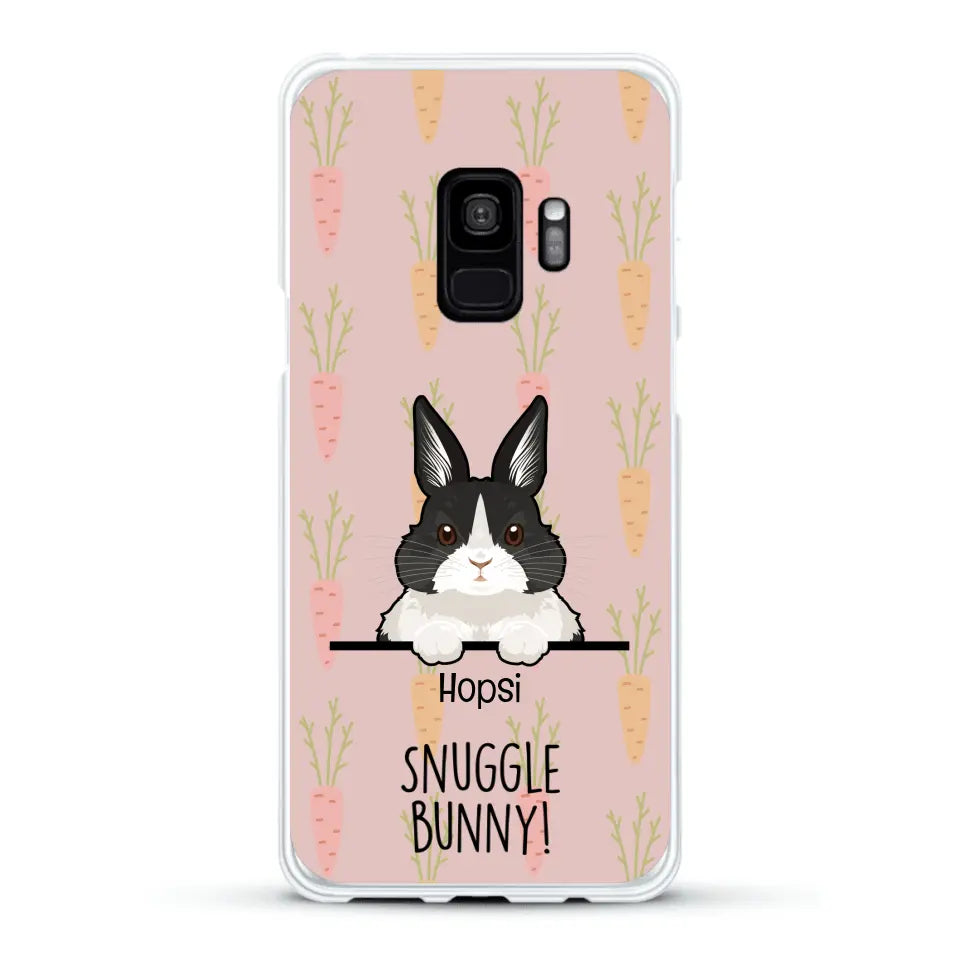 Snuggle bunny - Personalized Phone Case