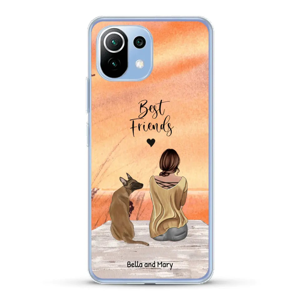 Together with my pet - Personalized Phone Case