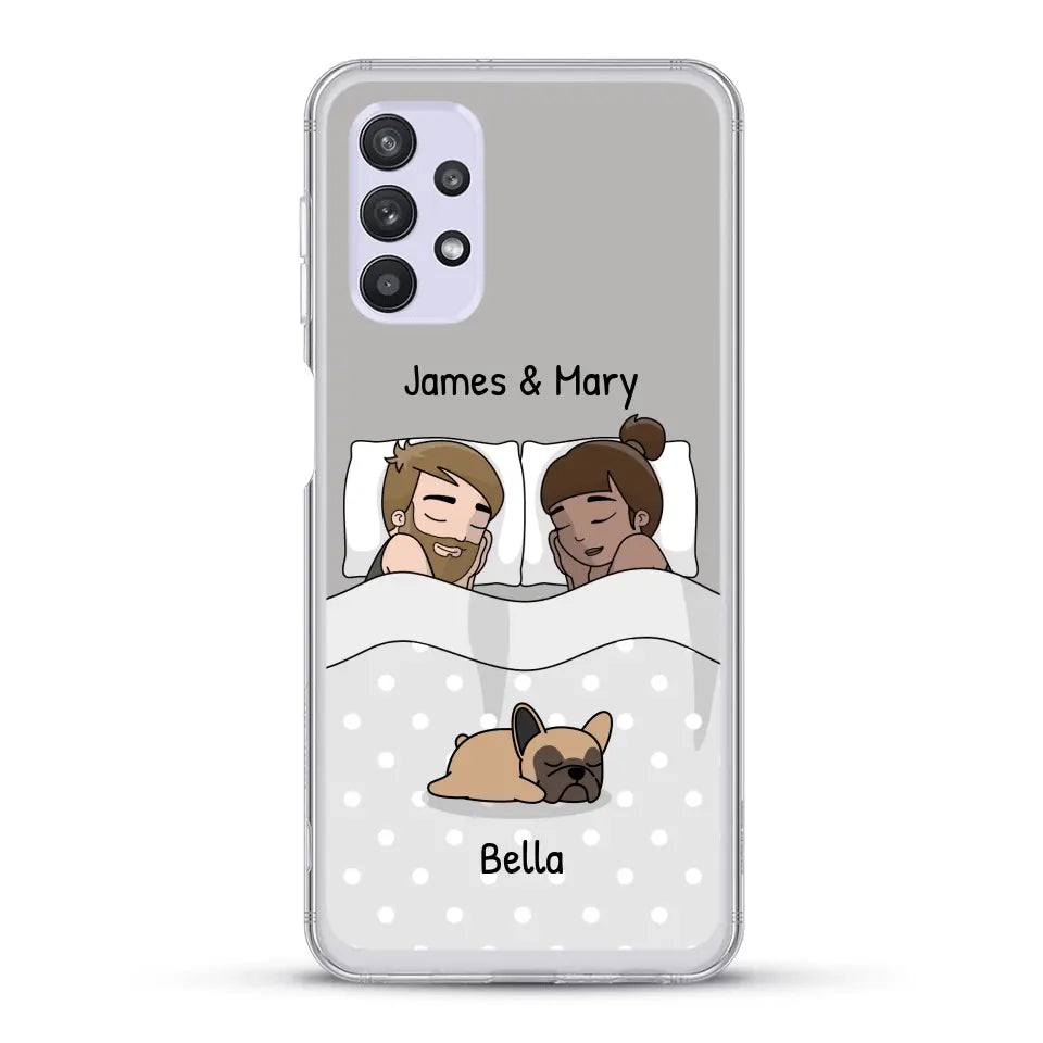 Cuddles with pets - Personalized Phone Case