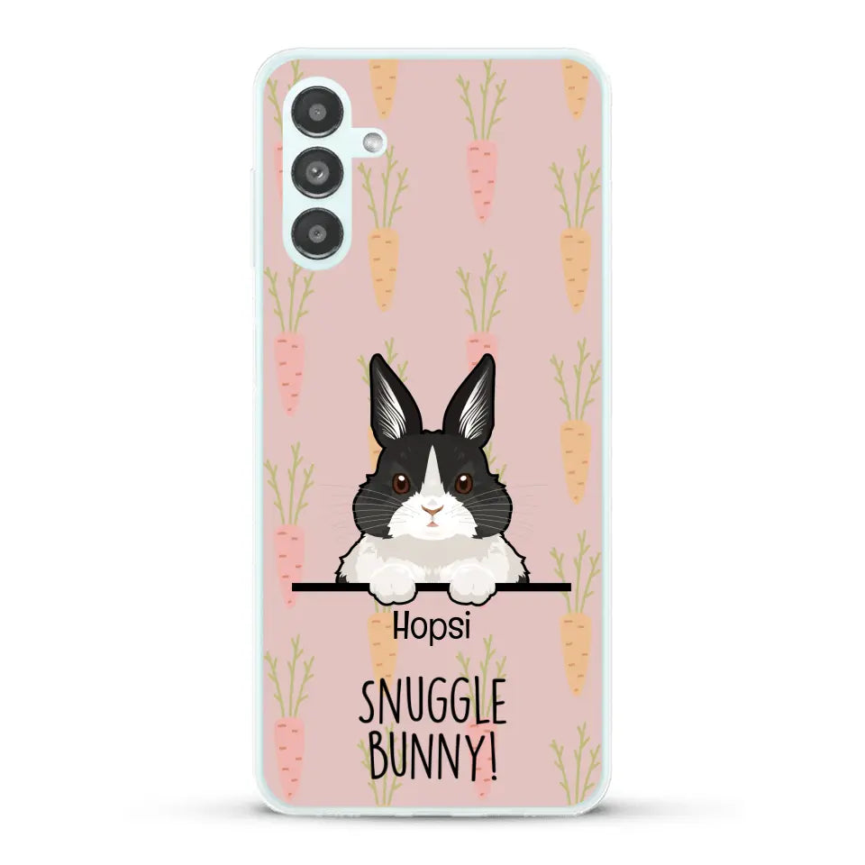 Snuggle bunny - Personalized Phone Case