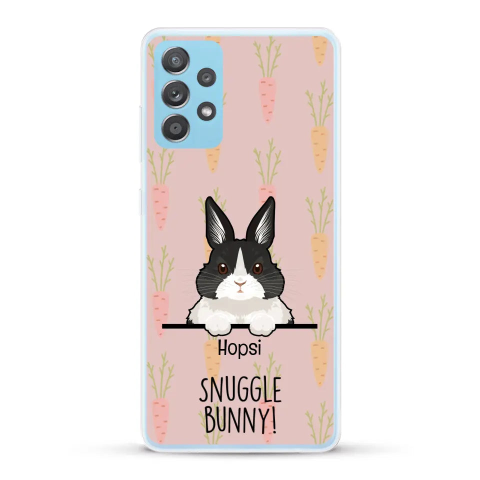 Snuggle bunny - Personalized Phone Case