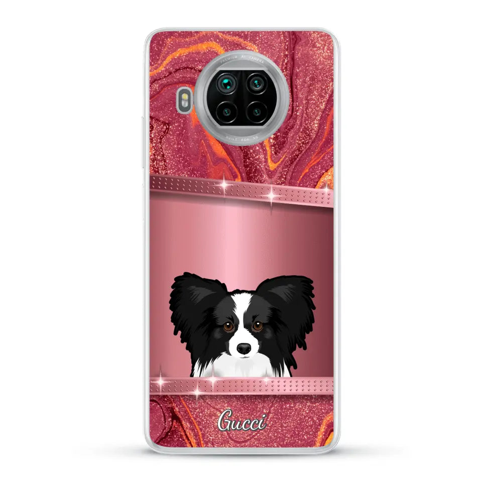 Peeking pets Glitter Look - Personalized Phone Case