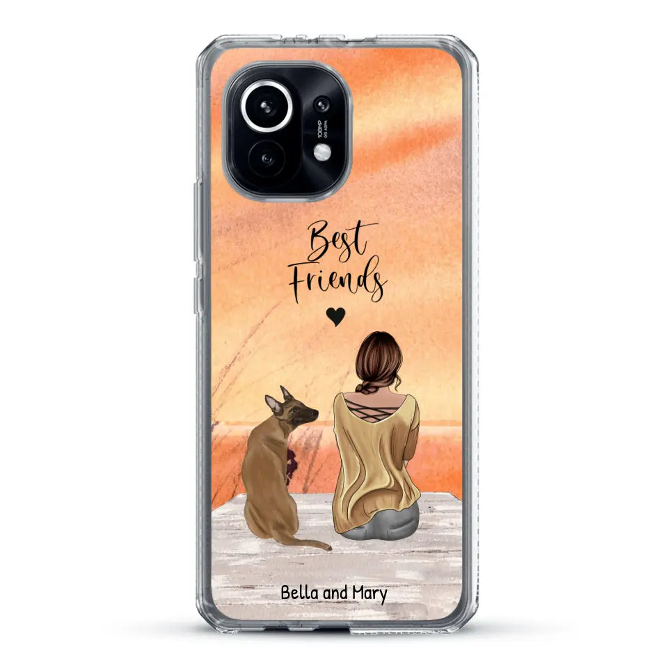 Together with my pet - Personalized Phone Case