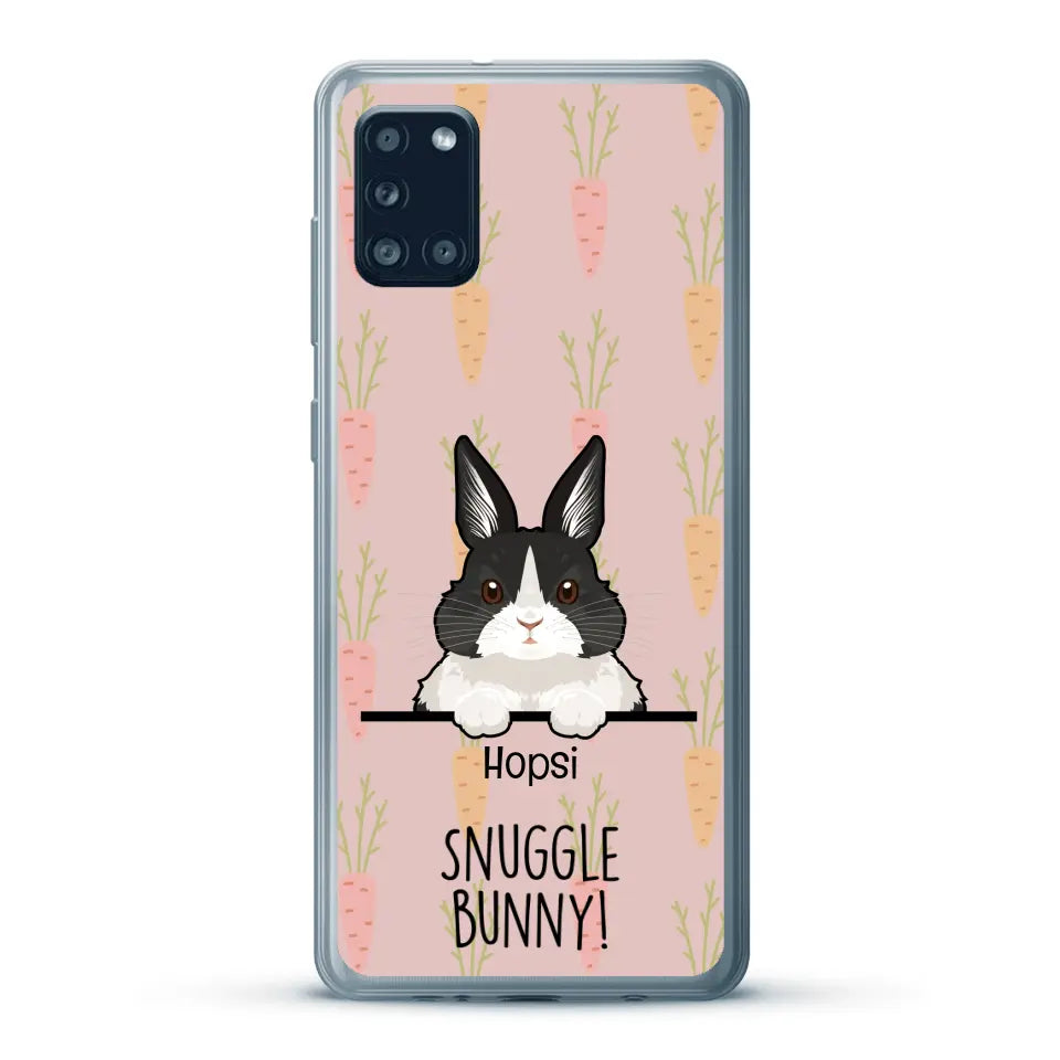 Snuggle bunny - Personalized Phone Case