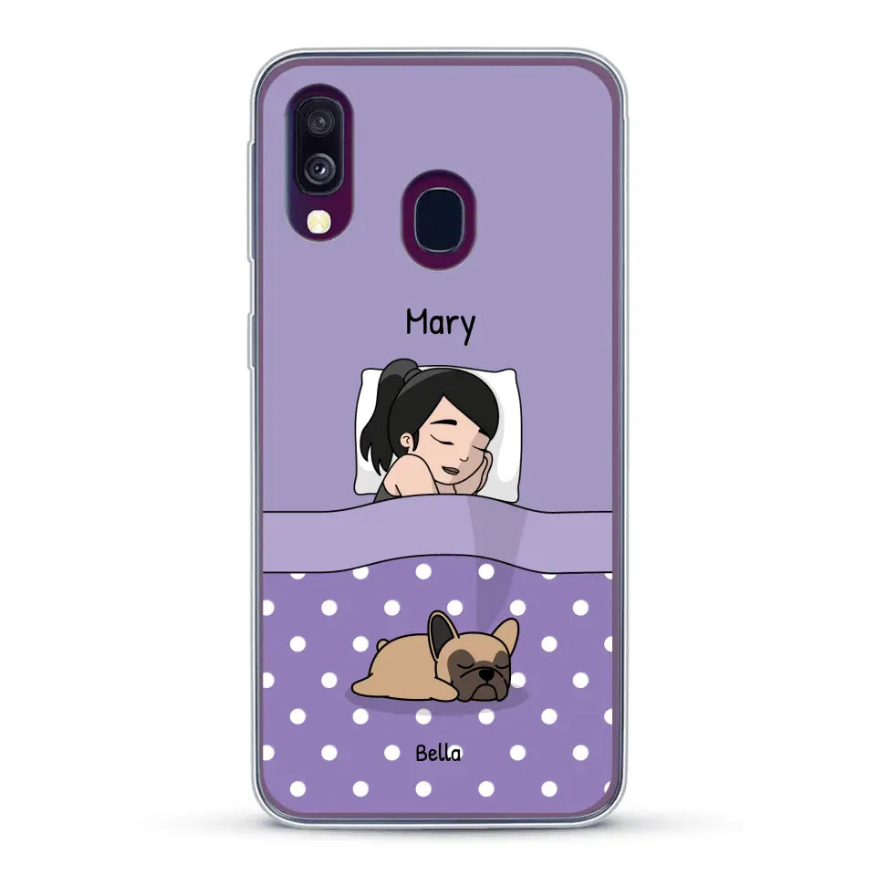 Cuddle time with pets Single - Personalized Phone Case