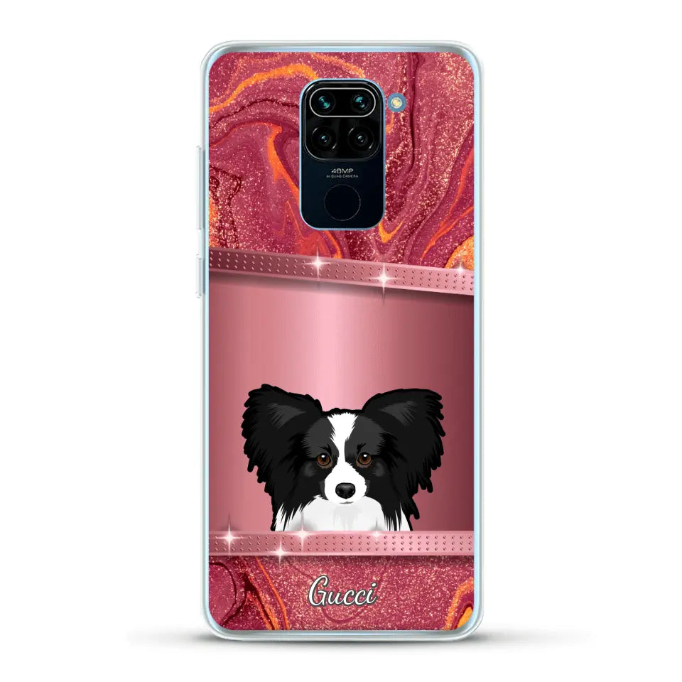 Peeking pets Glitter Look - Personalized Phone Case