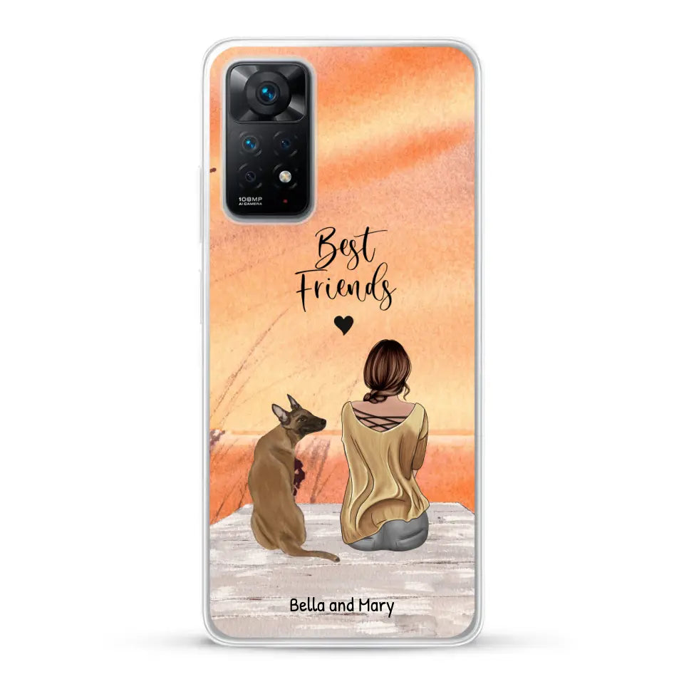 Together with my pet - Personalized Phone Case