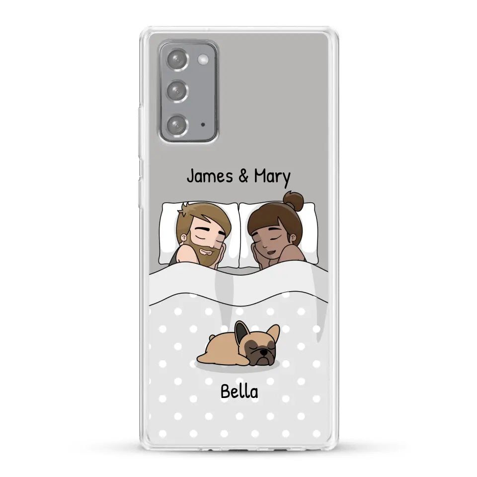 Cuddles with pets - Personalized Phone Case