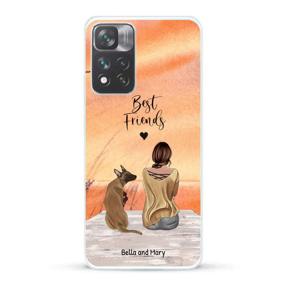 Together with my pet - Personalized Phone Case