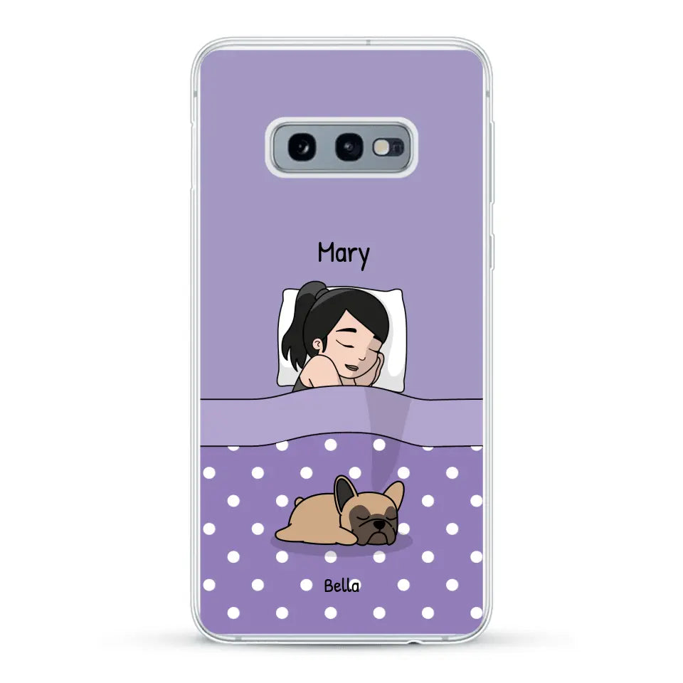 Cuddle time with pets Single - Personalized Phone Case