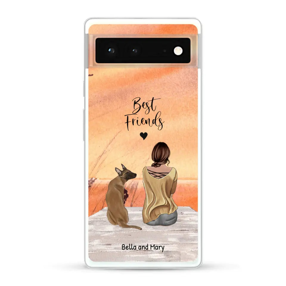 Together with my pet - Personalized Phone Case