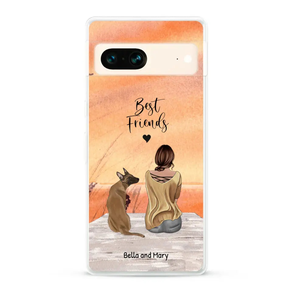 Together with my pet - Personalized Phone Case