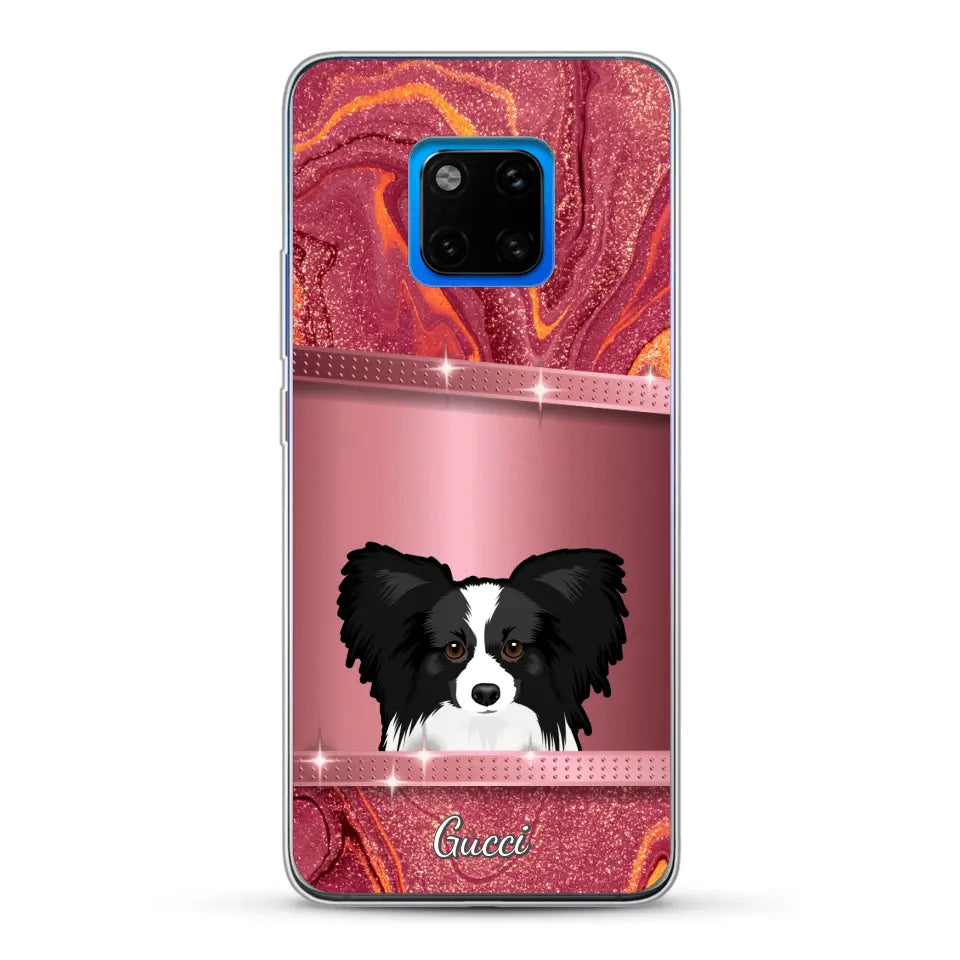 Peeking pets Glitter Look - Personalized Phone Case