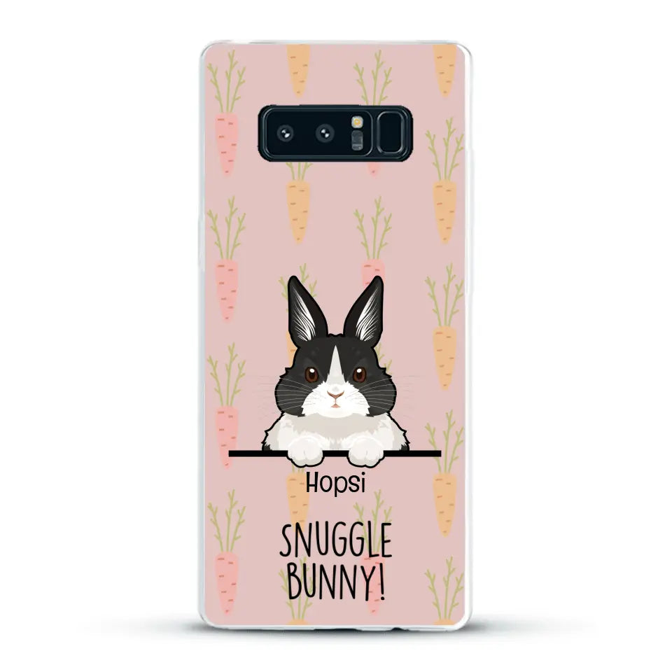 Snuggle bunny - Personalized Phone Case