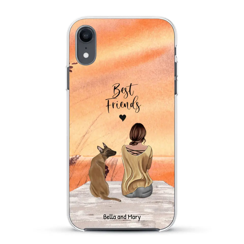 Together with my pet - Personalized Phone Case