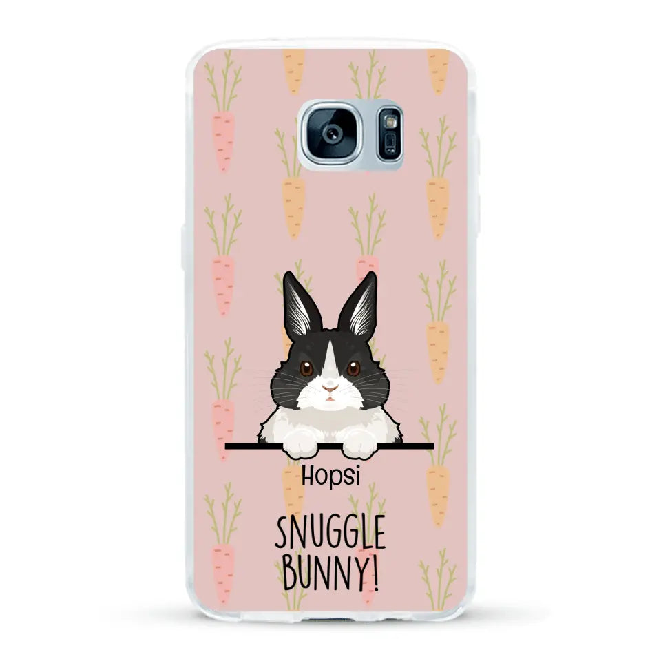 Snuggle bunny - Personalized Phone Case