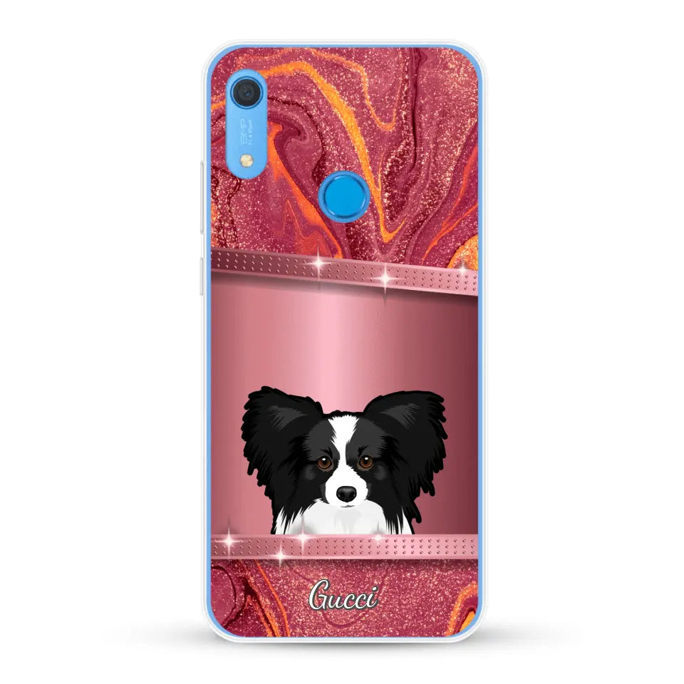 Peeking pets Glitter Look - Personalized Phone Case