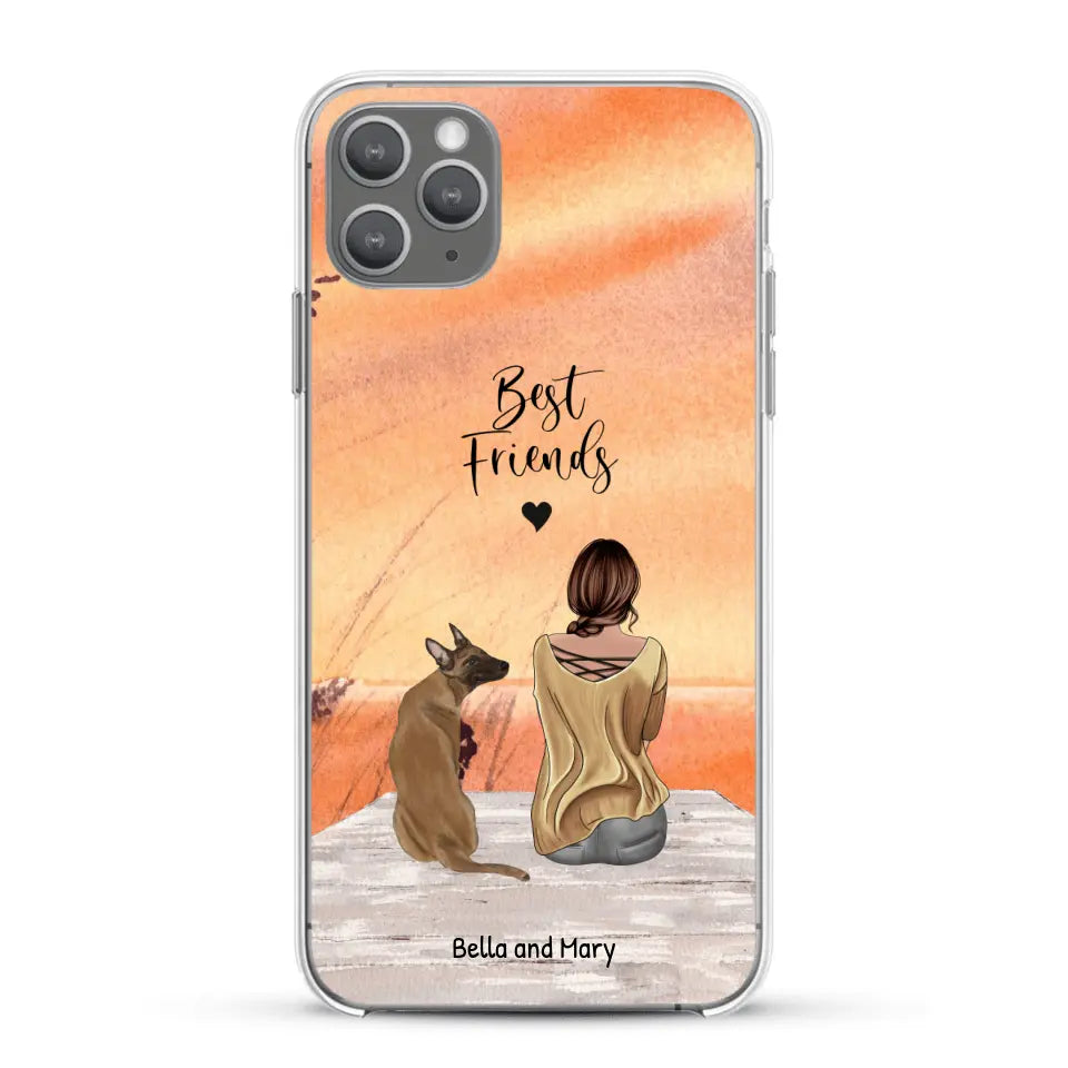 Together with my pet - Personalized Phone Case