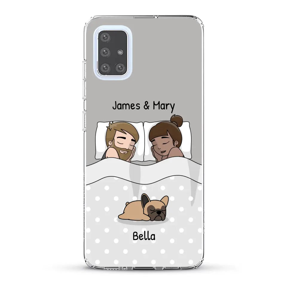 Cuddles with pets - Personalized Phone Case