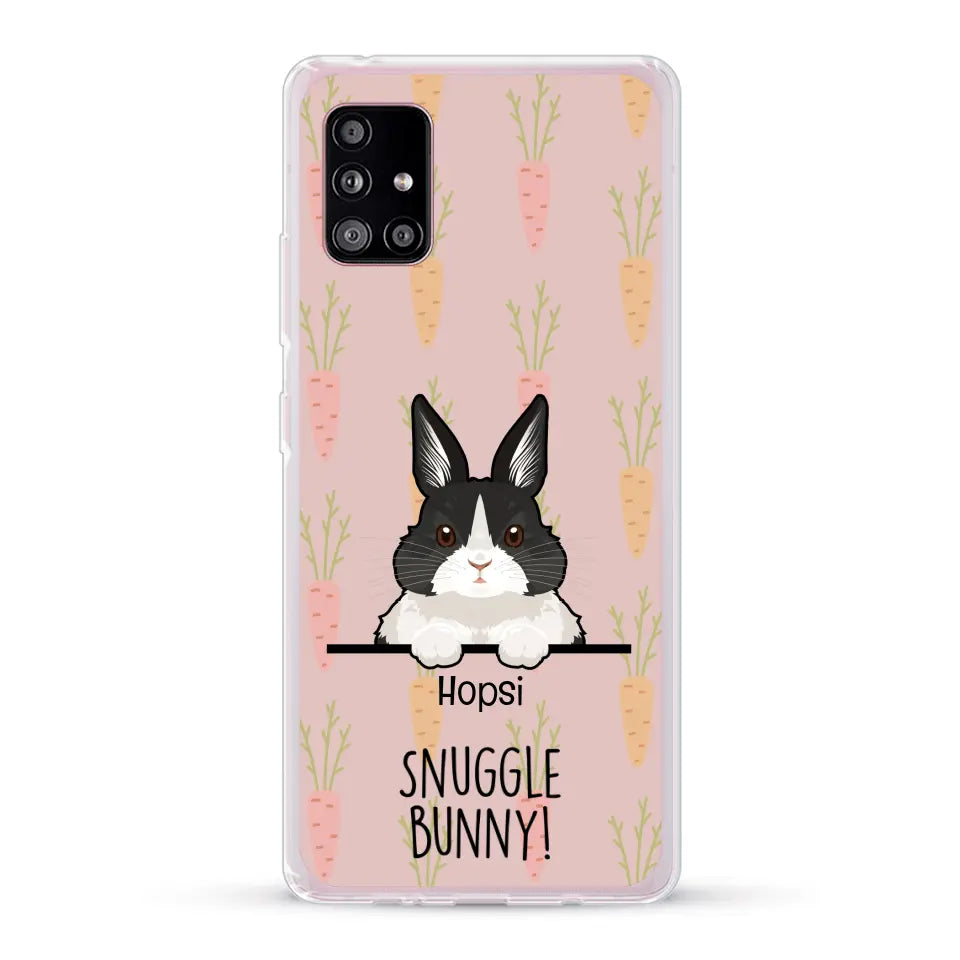 Snuggle bunny - Personalized Phone Case