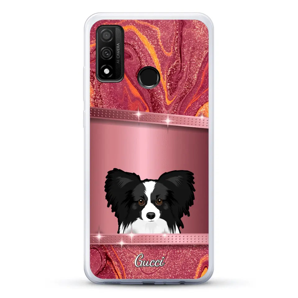 Peeking pets Glitter Look - Personalized Phone Case