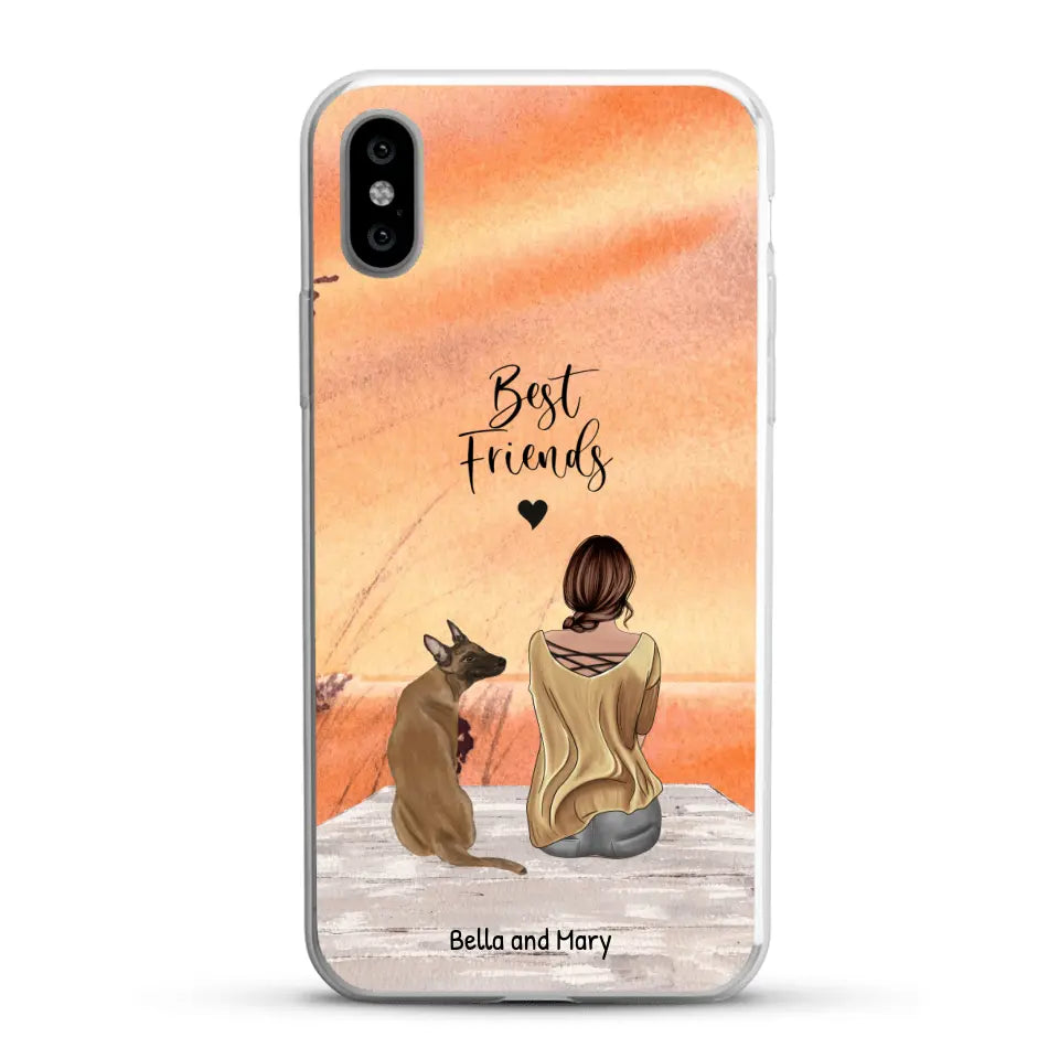 Together with my pet - Personalized Phone Case