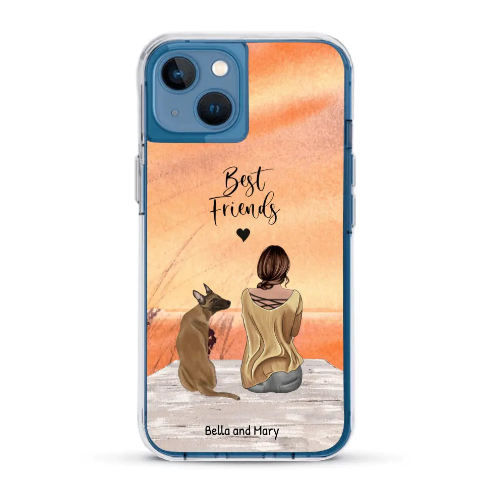 Together with my pet - Personalized Phone Case