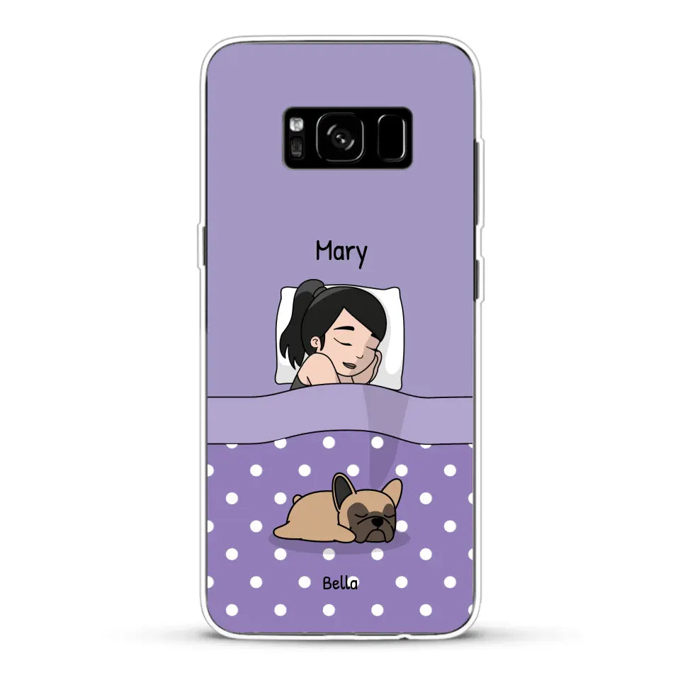 Cuddle time with pets Single - Personalized Phone Case