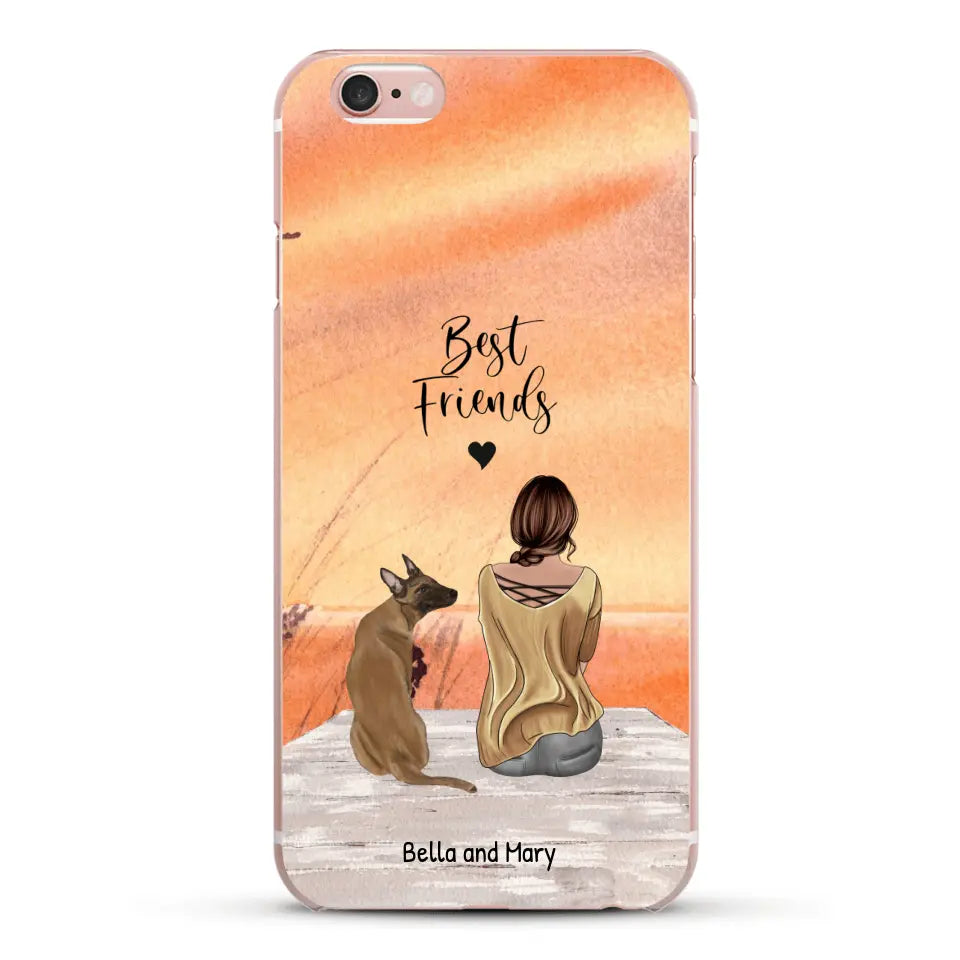 Together with my pet - Personalized Phone Case