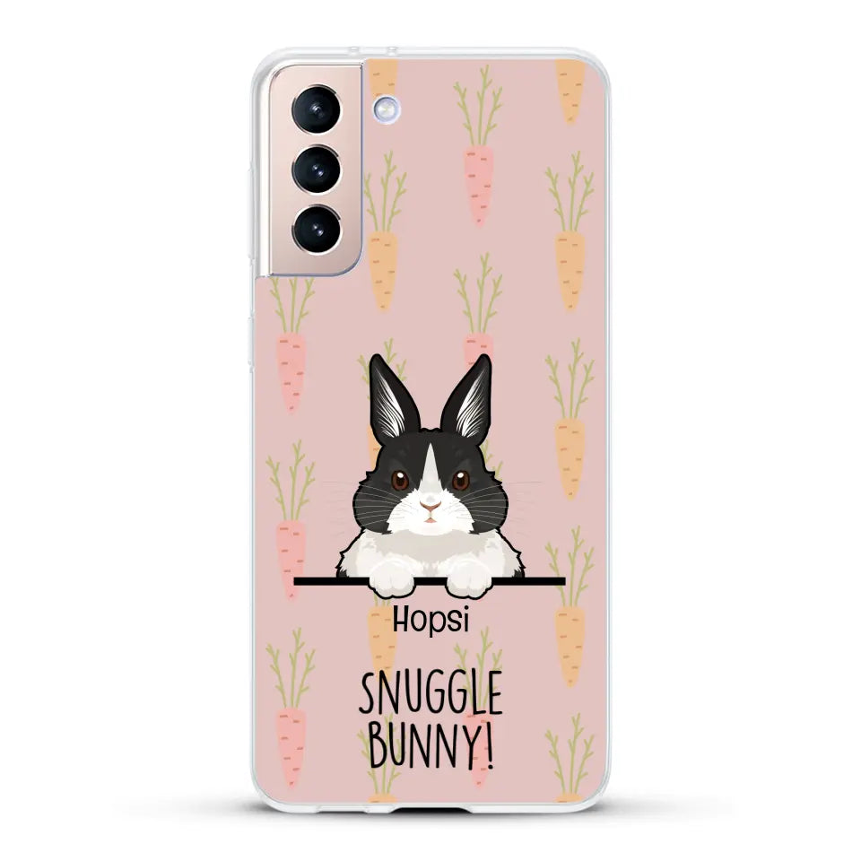 Snuggle bunny - Personalized Phone Case