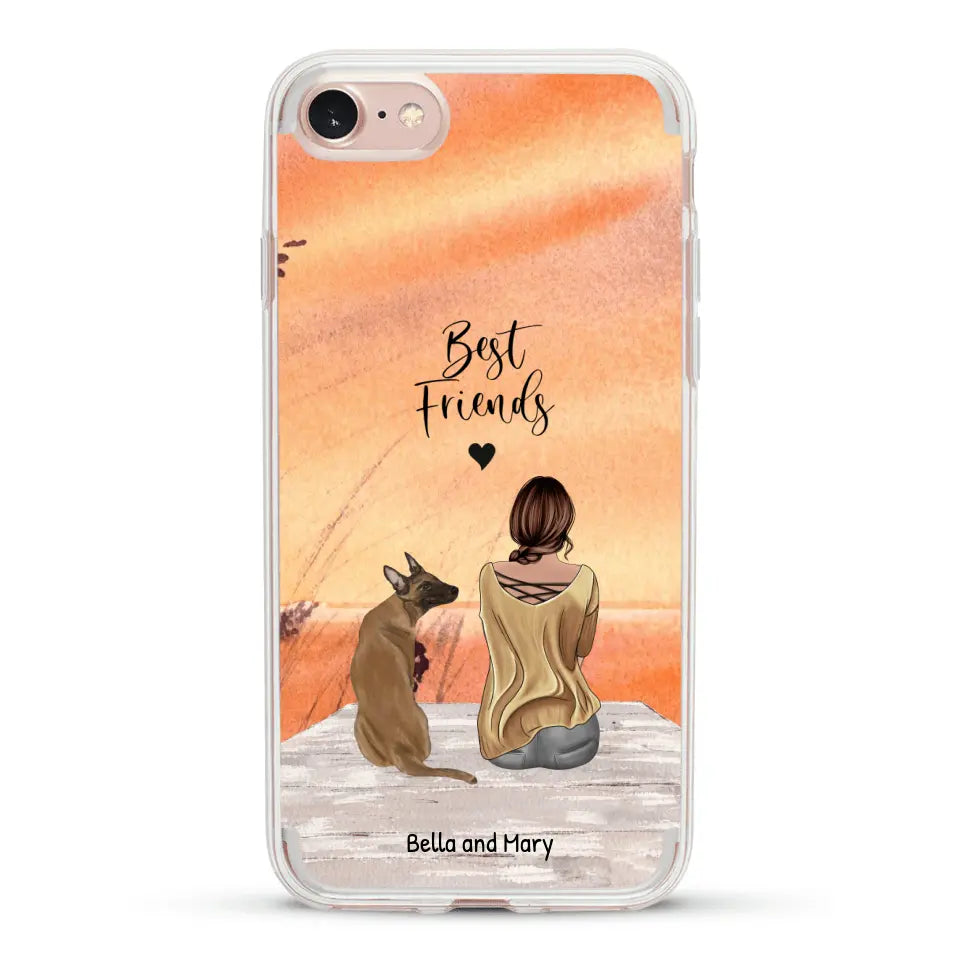 Together with my pet - Personalized Phone Case