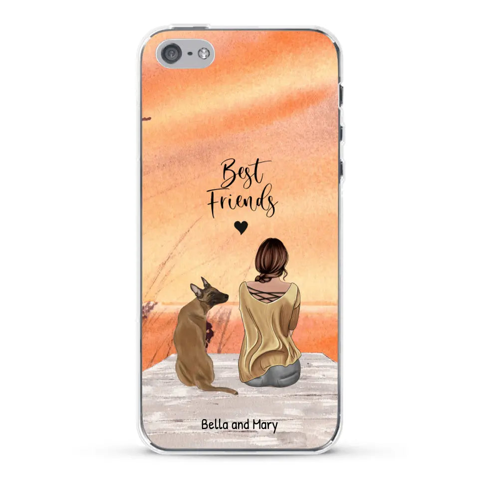 Together with my pet - Personalized Phone Case