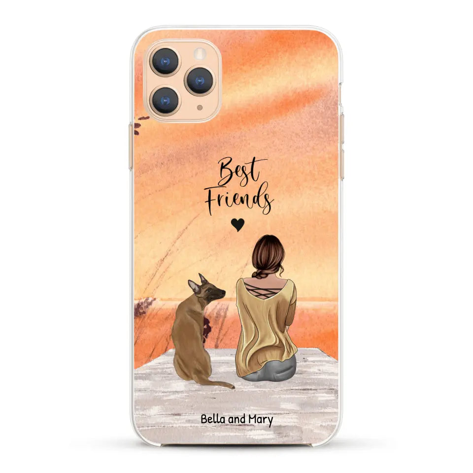 Together with my pet - Personalized Phone Case