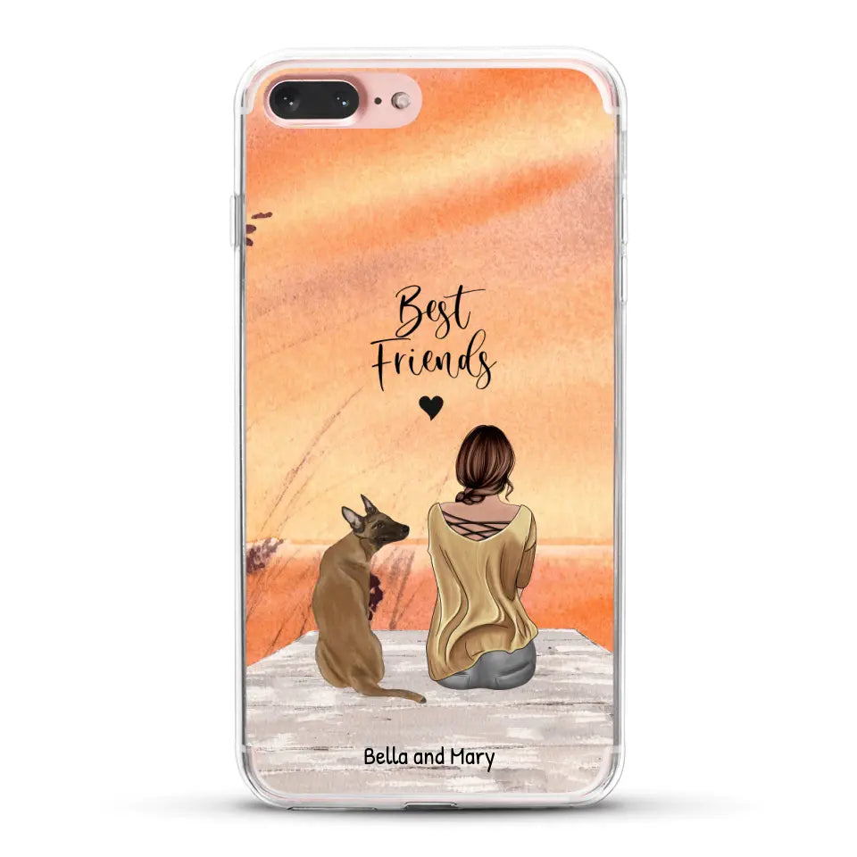 Together with my pet - Personalized Phone Case