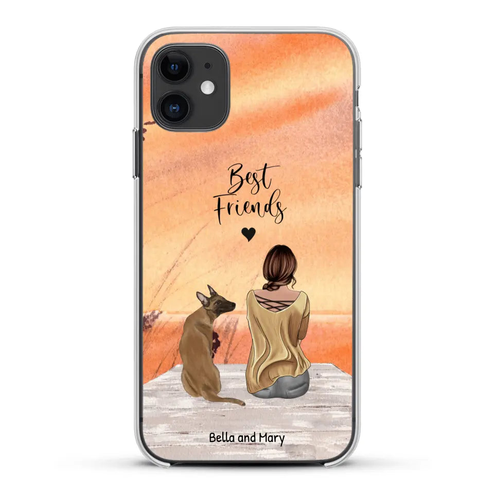 Together with my pet - Personalized Phone Case