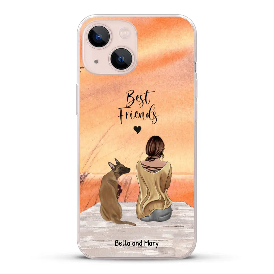 Together with my pet - Personalized Phone Case