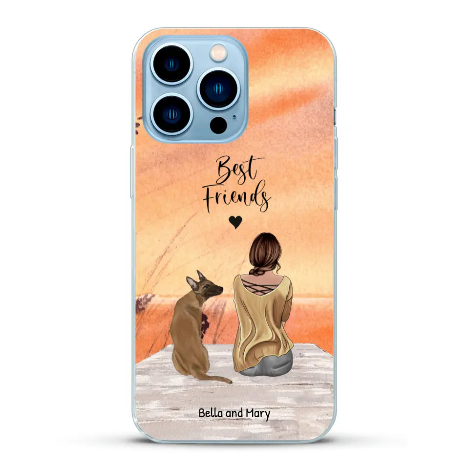 Together with my pet - Personalized Phone Case