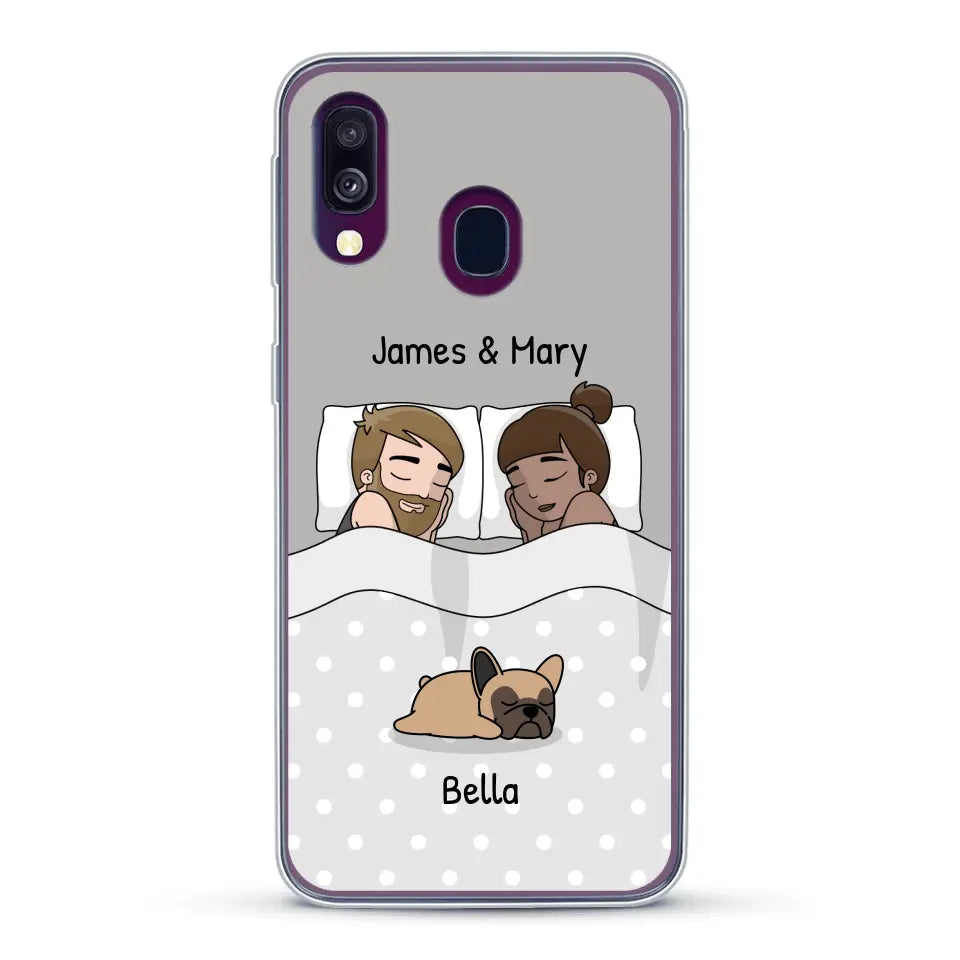 Cuddles with pets - Personalized Phone Case