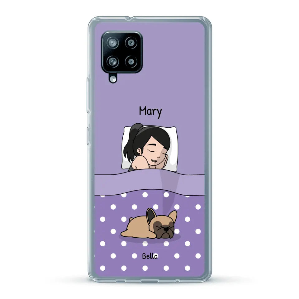 Cuddle time with pets Single - Personalized Phone Case