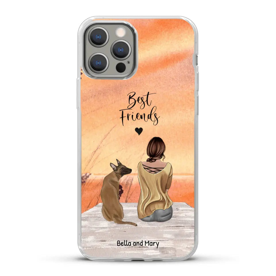 Together with my pet - Personalized Phone Case