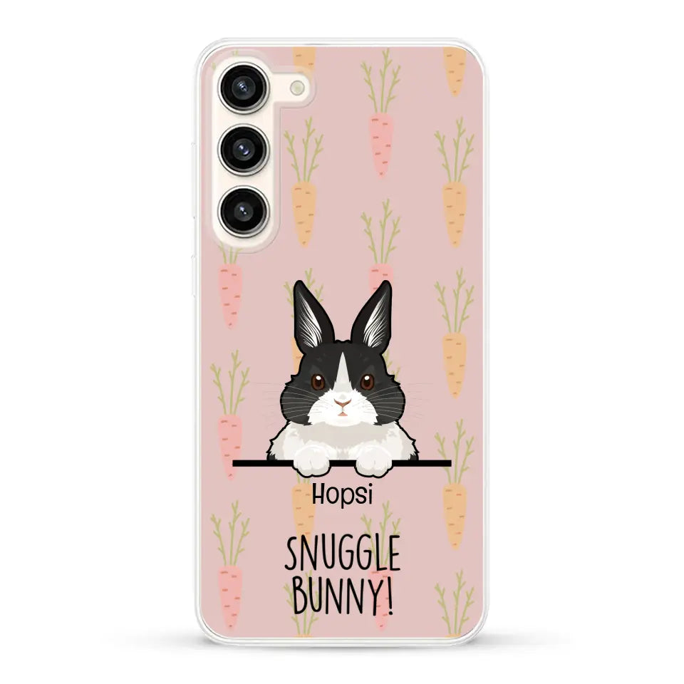 Snuggle bunny - Personalized phone case